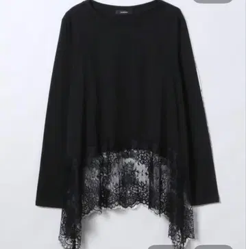 레이스 도킹 롱 TEE 지나시스 미사용 새상품 이번 시즌 신상