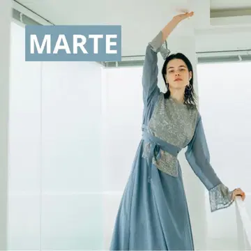 MARTE Shiny Vest Layered Onepiece