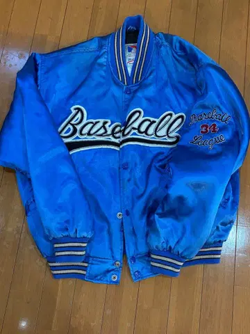 MacHope 야구 바시티 자켓 L 사이즈 파랑