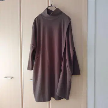 ayane 브라운 카키 튜닉