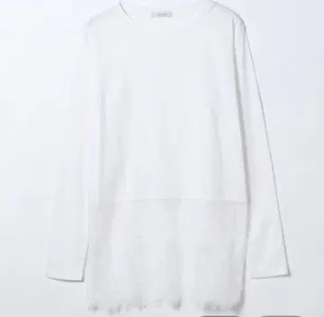 레이스 도킹 롱 TEE 지나시스 미사용 새상품 이번 시즌 신상