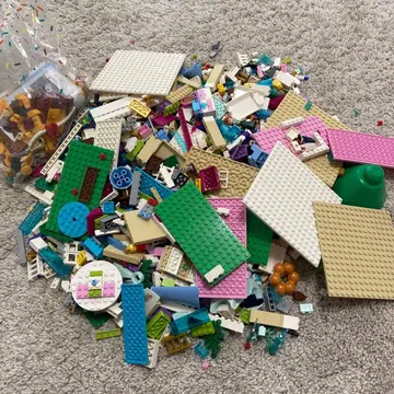 레고 블록 세트 다색 안나와 눈의 여왕 라이온