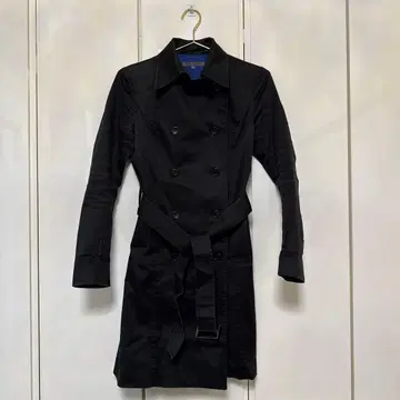 블랙 마우지 트렌치코트 날씬해 보이는 코트