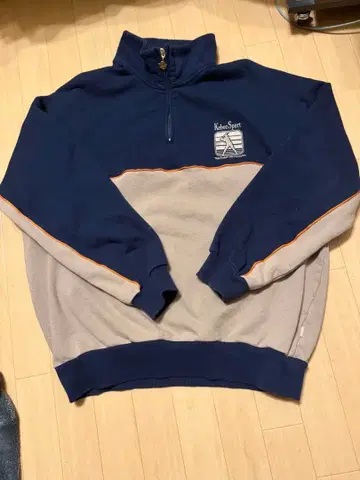 Keboz 하프 지퍼 맨투맨 L