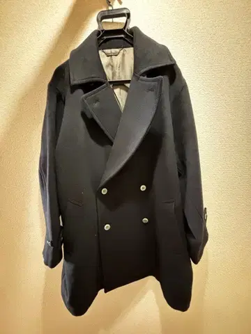 ADRER Beaver melton over P-coat BLACK