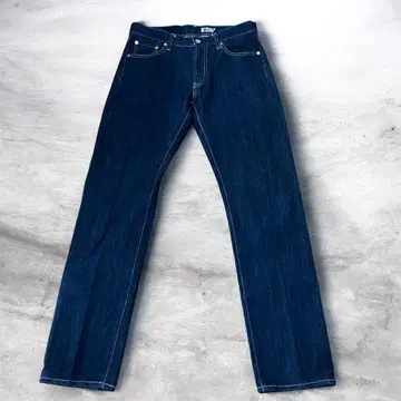 다크 네이비 유니클로 청바지 데님 UNIQLO 적미 셀비지