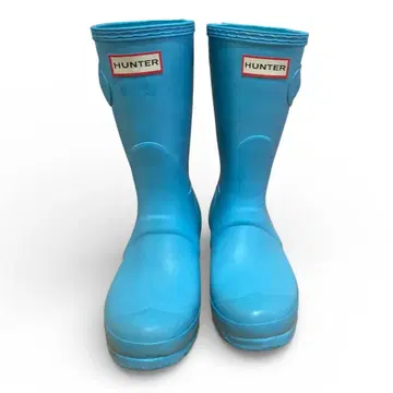 헌터 스카이블루 레인부츠 숏 버클 포함 23cm