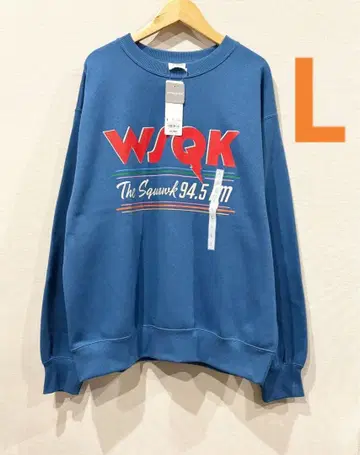 GU 기묘한 이야기 WSQK 트레이닝복 L 사이즈 블루 새상품 지유