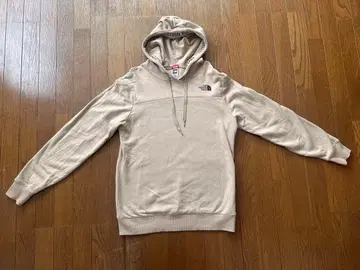 THE NORTH FACE 베이지 후드 부착 후드티