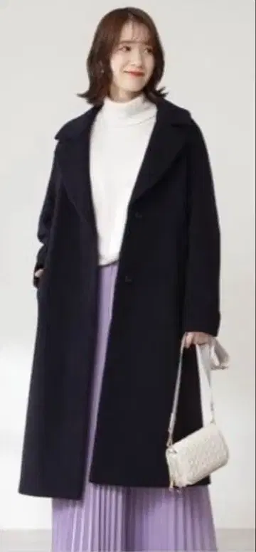 N 내추럴 뷰티 베이직 울 파일 체스터 코트