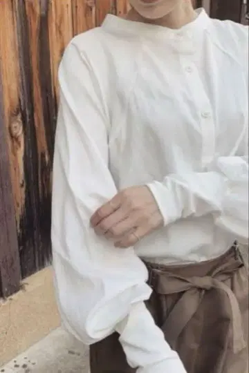 DAYS 소매 리브 블라우스 chignon cyan tokyo