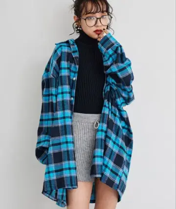 Narcissus 컬러 체크 셔츠