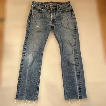 plage 구매 3개 점포 한정판 Levi's 리메이크 자수 데님