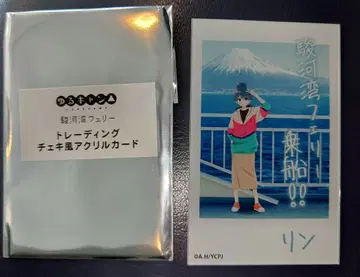 시마 린 트레이딩 폴라로이드풍 아크릴 카드 스루가만 페리