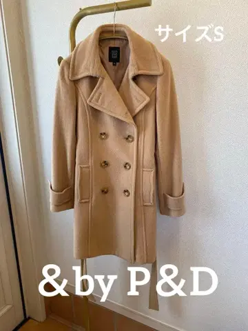 새상품급 &byp&D 베이지 더블 브레스트 코트