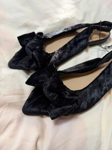 GU 리본 플랫슈즈 M 사이즈