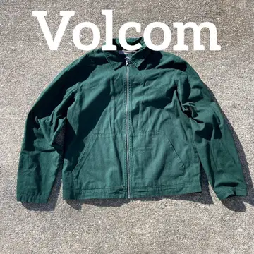 [ VOLCOM ] 스윙탑 집업 자켓 다크 그린