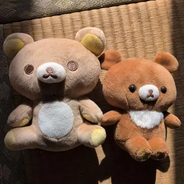 리락쿠마 차이로이코구마의 친구들 사이좋은 페어 봉제 인형 마스코트