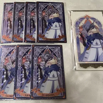 원신 집행관 홀로그램 카드 아크릴 스탠드 숙녀