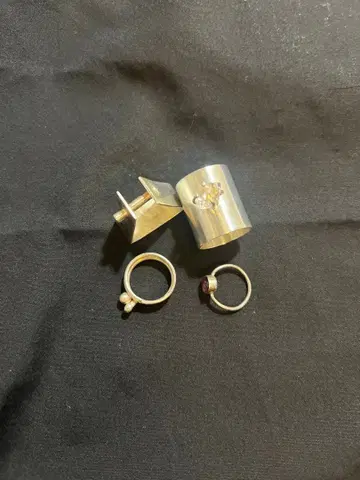 실버 925 하키머 다이아몬드 반지