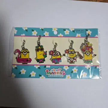 미니언 하와이안풍 메탈 참 5개 세트