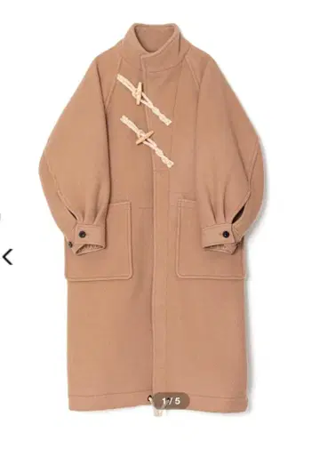 새상품 HYKE 더블 페이스 더플 코트