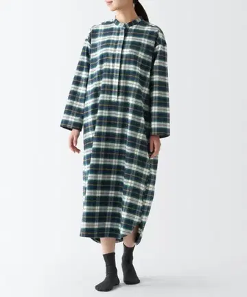 무인양품 플란넬 쿠르타 여성용