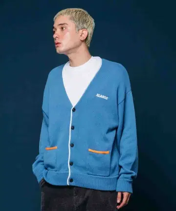 XLARGE SWITCH COLOR KNIT CARDIGAN