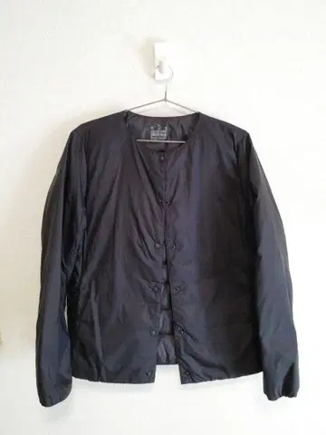 MUJI 블랙 다운 자켓