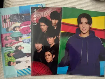 Snow Man 메구로 렌 클리어 파일 3장 세트