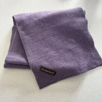 몽벨 플리스 머플러 퍼플 보라색