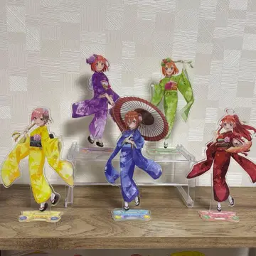 5등분의 신부 기모노 아크릴 스탠드 5체 세트