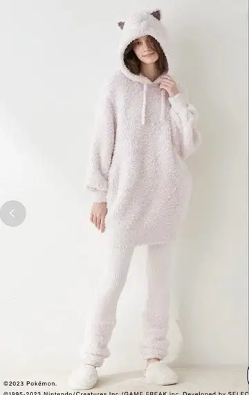 젤라또피케 포켓몬 푸딩 후디 & 레그 워머 레깅스 세트