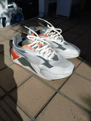 Puma 스포츠 슈즈 화이트/오렌지/그레이