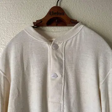 60s 미군 언더웨어 헨리넥 롱 슬리브 긴팔 S 사이즈