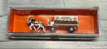 프라이저 N 게이지 1/160 말에 끌리는 맥주를 실은 짐마차 79478