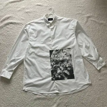 MB 하이엔드 그래픽 셔츠 화이트 M