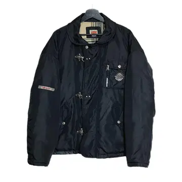 ENERGIE 이탈리아제 파이어맨 자켓 L 블랙 짧은 기장