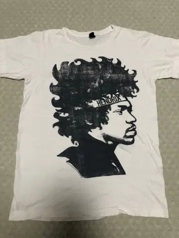 지미 헨드릭스 T셔츠 화이트