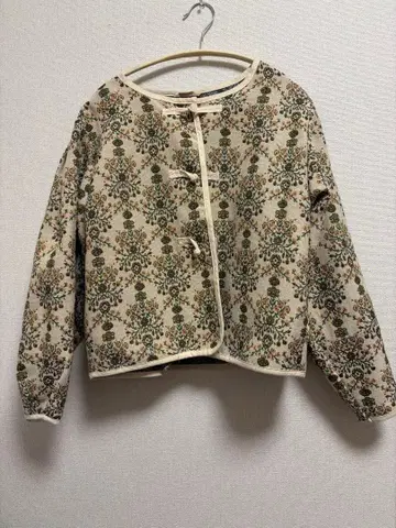 tamansa Moe2 꽃무늬 노카라 자켓