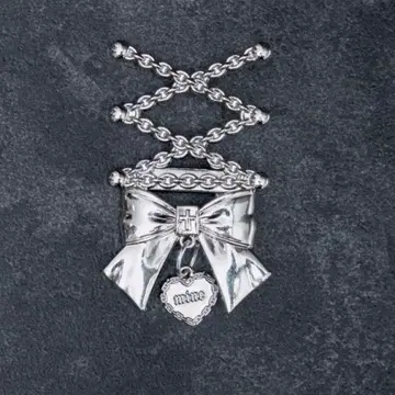 라파리 mine by LAFARY 지뢰계 리본 레이스 리본 실버 클립