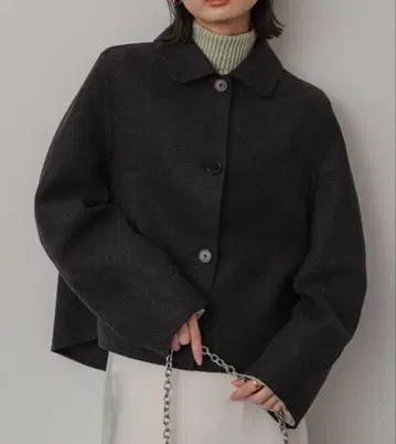 SENSE OF PLACE 리버 숏 블루종 차콜 그레이