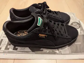 PUMA 스웨이드 클래식 스니커즈 27.0cm 블랙