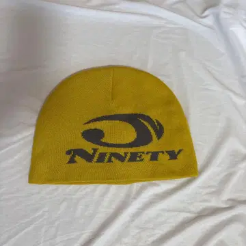NINETY 로고 니트 모자 F 사이즈 브라운