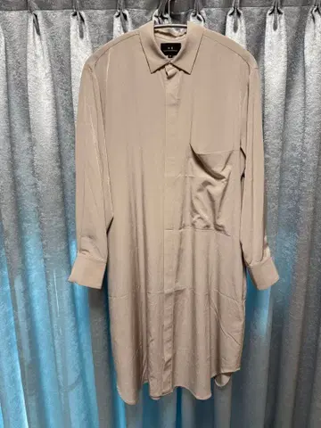 MB 베이지 롱 기장 셔츠 M