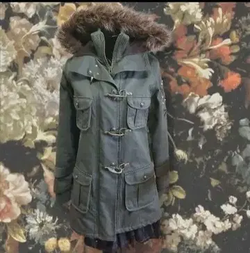 페어리 그런지 모즈 코트 퍼 포함 헤이세이 갸루