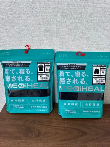 워크맨 메디힐 리커버리 의류 반팔 팬츠 하프 M 블랙