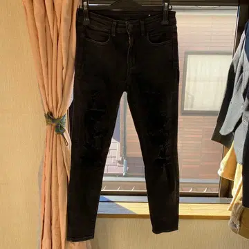 AMERICAN EAGLE 스키니 데님 블랙