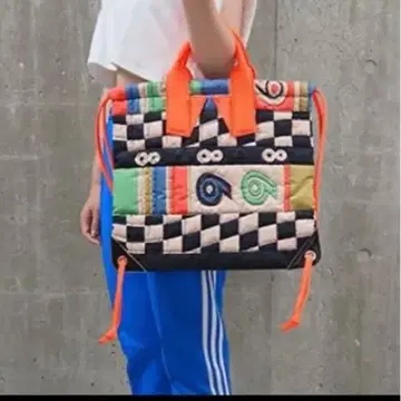 캐서리니 냅색 백팩 토트백 체커 패턴 디즈니