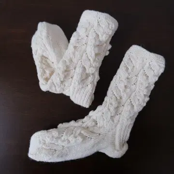 손뜨개질 양말 스즈란 양말 2